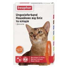 Beaphar Flea and Tick collar for Cat - нашийник Біфар від бліх та кліщів для кішок, помаранчевий