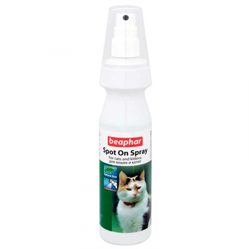 Beaphar Bio Spot On Spray For Cats - спрей Бифар от блох для кошек на натуральной основе