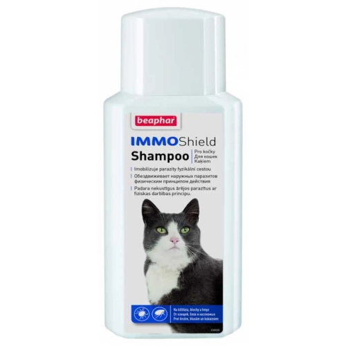 Beaphar IMMO Shield - шампунь антипаразитний Біфар для кішок
