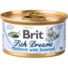 Brit Care Fish Dreams - корм Брит со скумбрией и водорослями для кошек