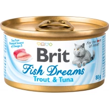Brit Care Fish Dreams - корм Брит с форелью и тунцом для кошек