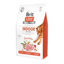 Brit Care GF Indoor Anti-Stress - корм Бріт зі свіжим м'ясом курки для домашніх кішок