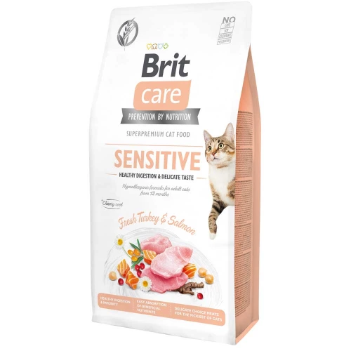 Brit Care GF Sensitive Digestion and Delicate - корм Брит для кошек с чувствительным пищеварением