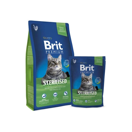 Brit Premium Cat Sterilised - корм Бріт для стерилізованих кішок