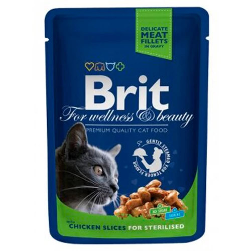 Brit Premium - корм Брит с курицей для стерилизованных кошек