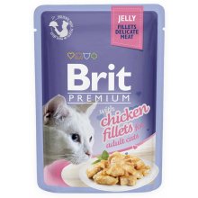 Brit Premium - корм Брит с курицей в желе для кошек