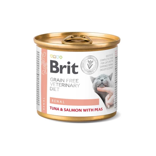Brit VetDiets Cat Renal - консерви Бріт для кішок з хронічною нирковою недостатністю