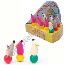 Camon - игрушка для кошек Камон мышь цветная неваляшка