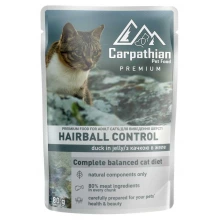 Carpathian Pet Food Hairball Control - влажный корм Карпатский с уткой в желе для кошек