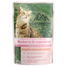 Carpathian Pet Food Adult Cat - влажный корм Карпатский с макрелью и овощами в соусе для кошек