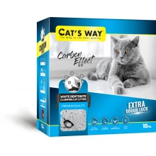 Cats Way Box Carbon - грудкуючий наповнювач Кетс Вей без аромату з вугіллям для котячого туалету