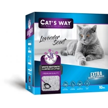 Cats Way Box Lavander - комкующийся наполнитель Кетс Вей с ароматом лаванды для кошачьего туалета
