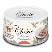Cherie Hairball Control Tuna Shrimp in Gravy - консервы Шери микс тунца и креветок в соусе для кошек