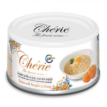 Cherie Urinary Chicken mix pumpkin in Gravy - консервы Шери микс курицы и тыквы в соусе для кошек