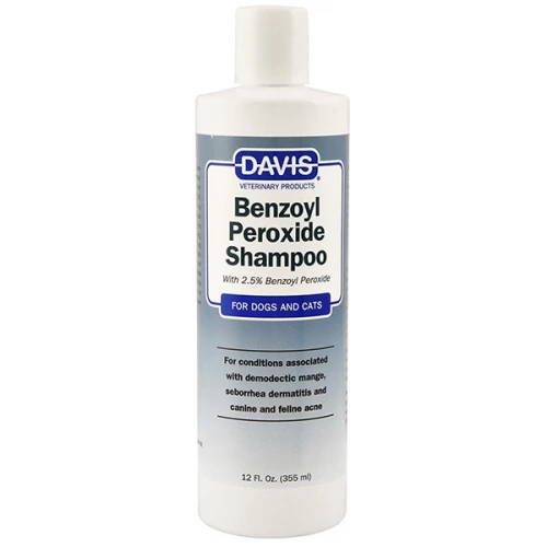 Davis Benzoyl Peroxide Shampoo - шампунь Дэвис для собак и кошек с демодекозом и дерматитами