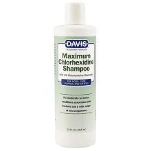 Davis Maximum Chlorhexidine Shampoo - шампунь Дэвис с хлоргексидином при заболеваниях кожи и шерсти