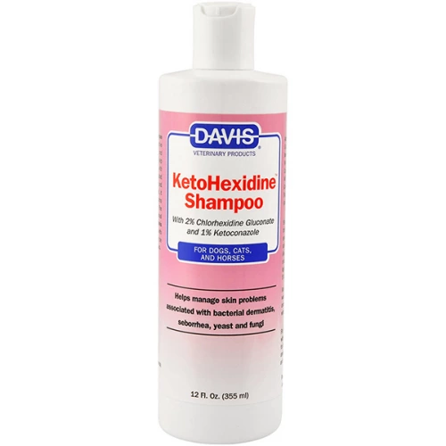 Davis KetoHexidine Shampoo - шампунь Дэвис для собак и кошек с заболеваниями кожи