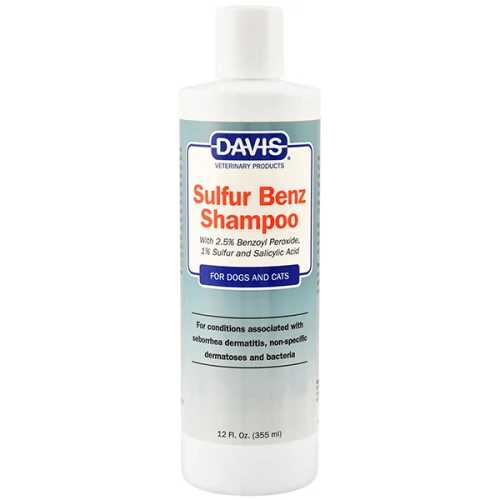 Davis Sulfur Benz Shampoo - шампунь Дэвис для собак и кошек с заболеваниями кожи