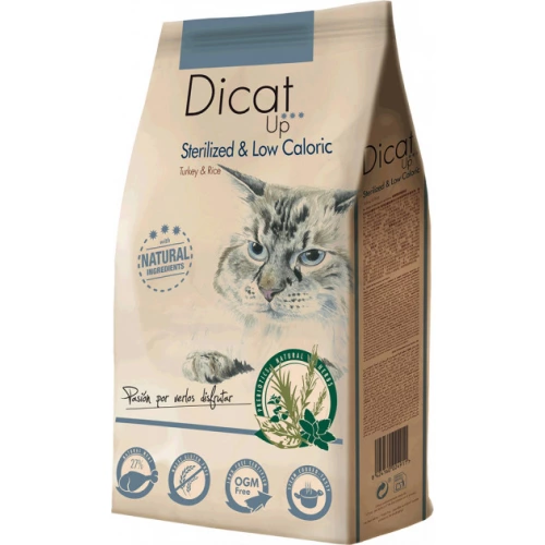 Dicat Up Low Sterilized - корм Дікет Ап з куркою, печінкою і яйцем для стерилізованих кішок