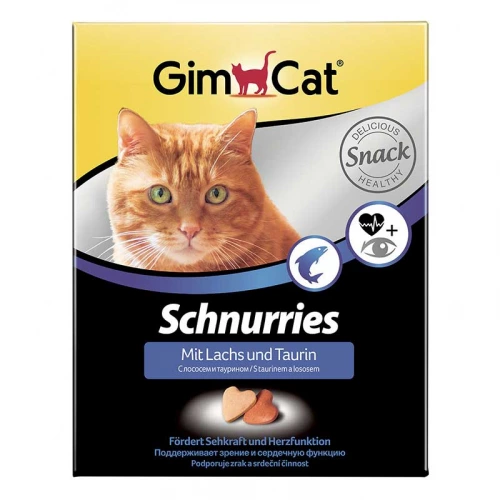 Gimpet - вітаміни Джимпет, сердечка з лососем і таурином для кішок