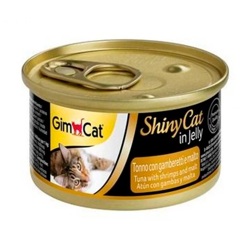 Gimpet ShinyCat - консервы Джимпет с тунцом, креветками и солодом