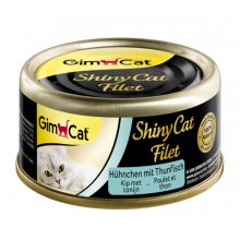Gimpet ShinyCat Filet - консервы Джимпет с цыпленком и тунцом