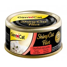 Gimpet ShinyCat Filet - консервы Джимпет с тунцом и лососем