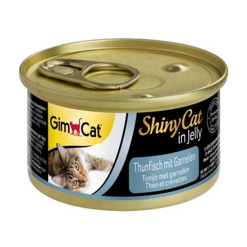Gimpet ShinyCat - консерви Джимпет із тунцем і креветками в желе для кішок