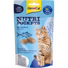 Gimpet Nutri Pockets Fish - лакомство Джимпет с тунцом для кошек
