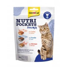 Gimpet Nutri Pockets Sea Mix - лакомство Джимпет Морской Микс для кошек