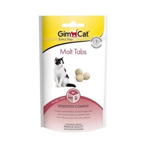 Gimpet Every Day Malt Tabs - таблетки Джимпет для поддержания здоровья кишечника у котов