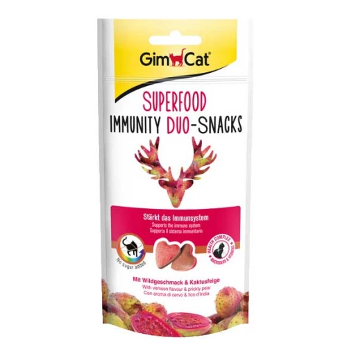 Gimpet Superfood - сердечка Джимпет з дичиною та опунцією для кішок