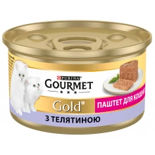 Gourmet Gold - паштет Гурмет Голд с телятиной для котят