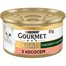 Gourmet Gold - корм Гурмет Голд Сочное наслаждение с лососем для кошек