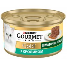 Gourmet Gold - корм Гурмет Голд Террин кусочки в паштете с кроликом для кошек
