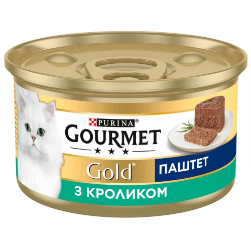 Gourmet Gold - паштет Гурмет Голд з кроликом для кішок