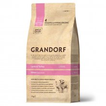 Grandorf Kitten - корм Грандорф с ягненком, индейкой и рисом для котят