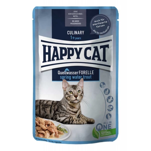 Happy Cat Culinary - консерви Хеппі Кет з фореллю в соусі для кішок