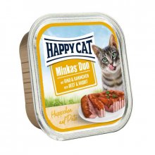 Happy Cat Minkas Duo - консервы Хэппи Кет с говядиной и кроликом для кошек