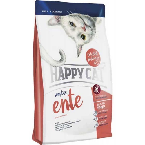 Happy Cat Sensitive - корм Хэппи Кет с мясом утки для взрослых кошек