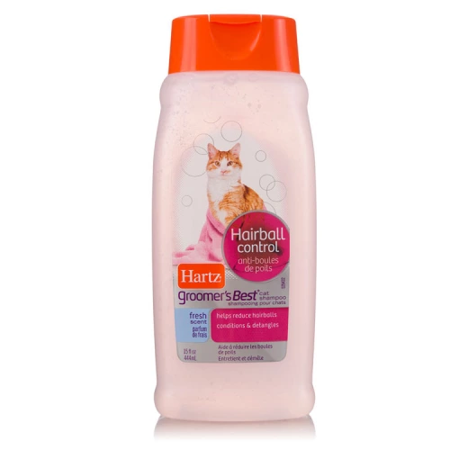 Hartz Hairball Control Shampoo - шампунь Хартц от колтунов для кошек и котят