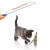 Hartz Just For Cats Kitty Caster Cat Toy - удочка-дразнилка Хартц с перьями, рыбкой и кошачьей мятой