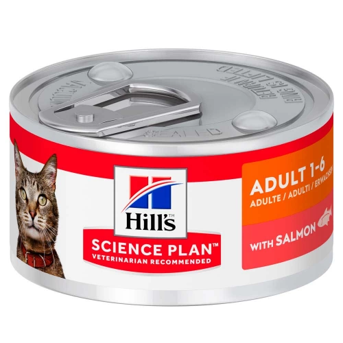 Hills SP Feline Adult Salmon - консервы Хиллс с лососем для кошек
