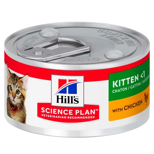 Hills SP Feline Kitten Chicken - консервы Хиллс с курицей для котят