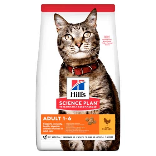 Hills SP Adult Chicken - корм Хиллс для взрослых кошек, с курицей