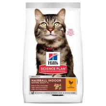 Hills SP Mature Adult 7+ Hairball Indoor - корм Хіллс для виведення шерсті у літніх кішок