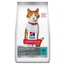 Hills SP Adult Sterilised Tuna - корм Хиллс с тунцом для стерилизованных кошек от 1 года
