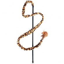 Karlie-Flamingo Leopard Fishing Rod - дразнилка Карли-Фламинго хвост леопарда для кошек