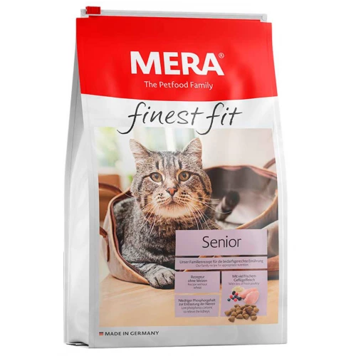 MeraCat Finest Fit Senior - сухой корм МераКет с птицей и лесными ягодами для пожилых кошек