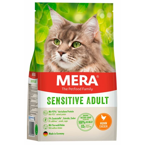 MeraCat Sensitive Adult Сhicken - сухой корм МераКет с курицей для кошек с чувствительным желудком